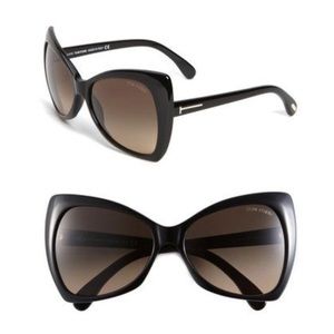 Tom Ford Nico black sunglasses with original case